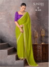Sundri Vol 2 By Stavan Soft Georgette With Embroidery Border Sarees Exporters In India